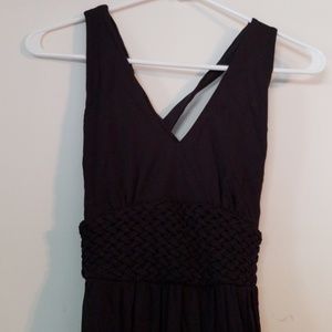 Anthropologie Black Maxi Dress